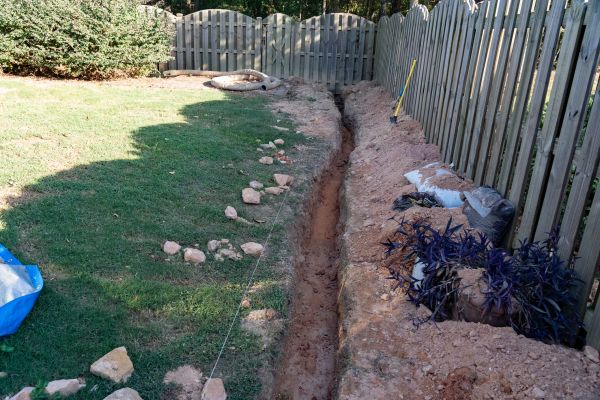 Trench Drain Installation in O Fallon