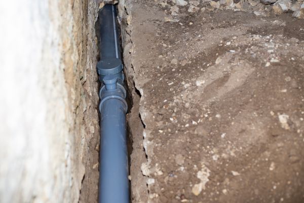 Drain Line Installation in O Fallon